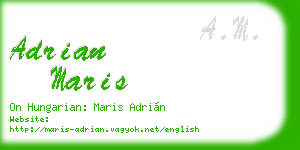 adrian maris business card